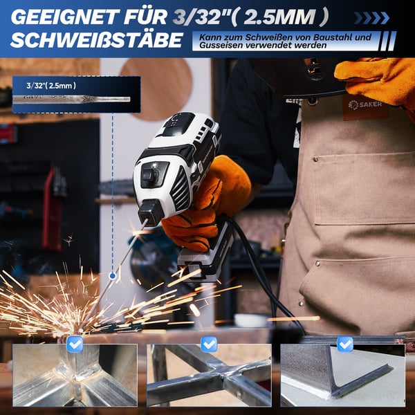 SAKER Tragbare Schweißmaschine