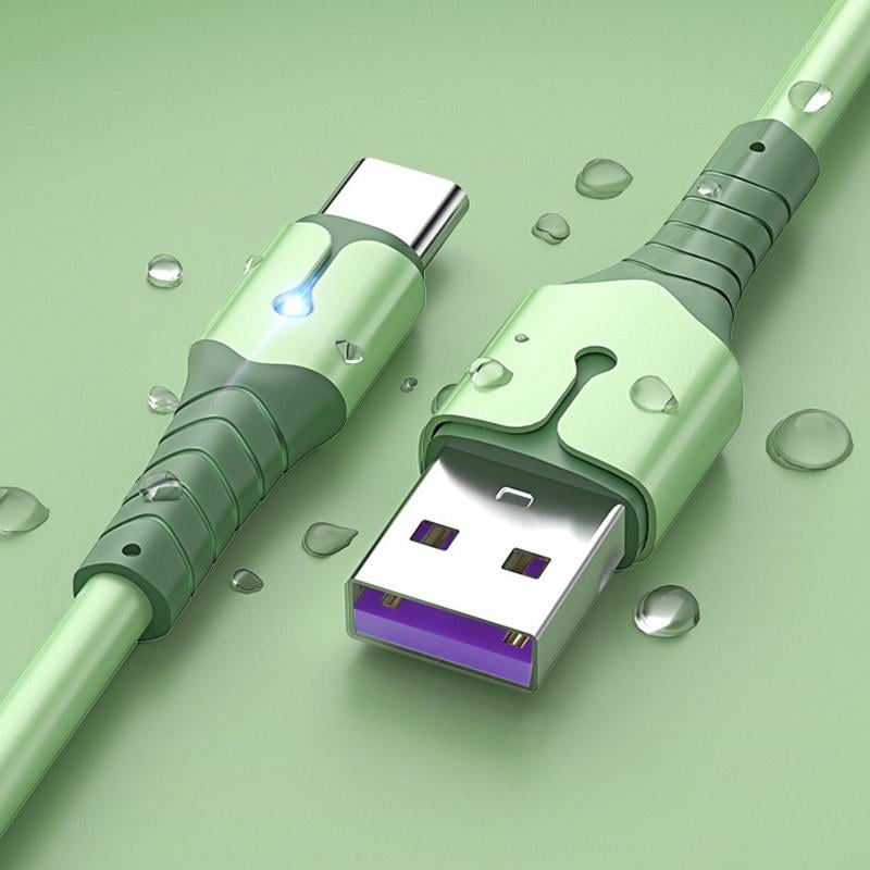 Silikon hurtigladekabel