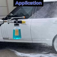 Améliorez votre expérience de lavage de voiture - Accessoire à double connecteur pour canon à mousse