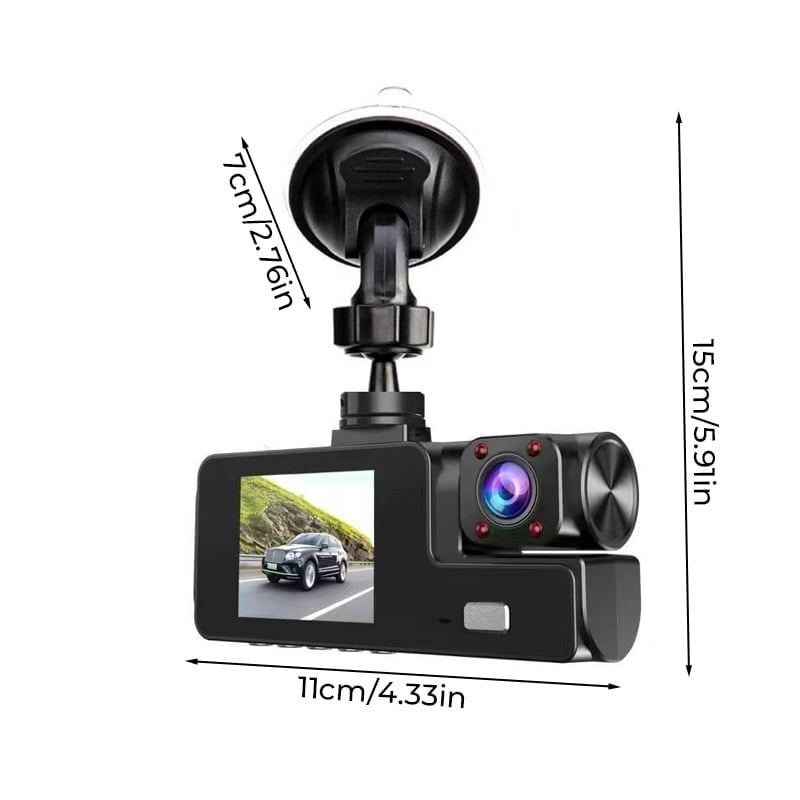 ⚡1080P Dual-Lens WiFi Dashcam