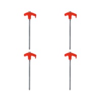 Luminous carbon steel hexagonal spiral fluorescent nail