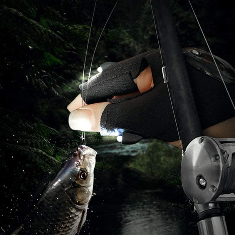 LED Flashlight Waterproof Gloves
