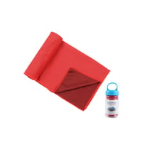 Premium Instant Cooling Towel Set with Storage Bottle