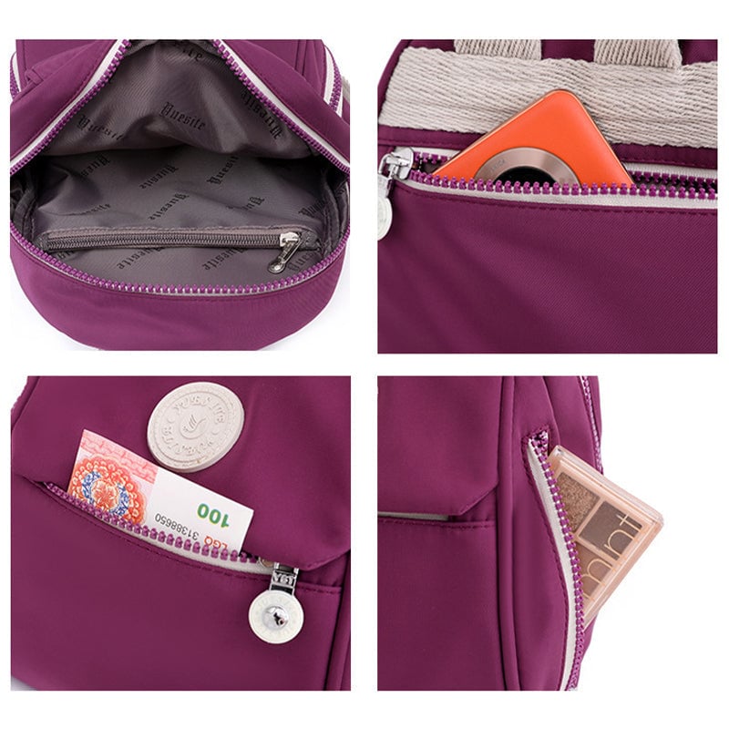 Lässiger wasserdichter Nylonrucksack mit großer Kapazität