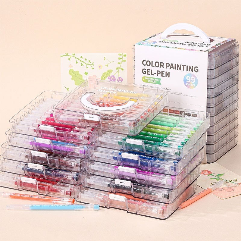 45/72/99 Farben Gelschreiber-Set