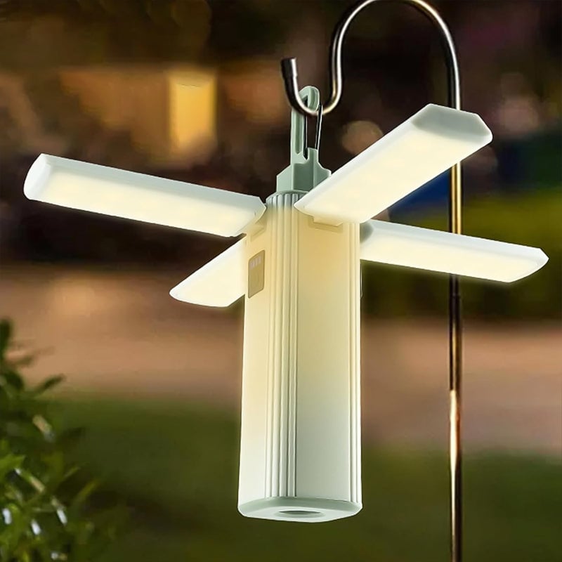 Vierflügelige faltbare Campinglampe