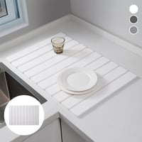Sakerplus Collapsible Diatomaceous Dish Drying Mat