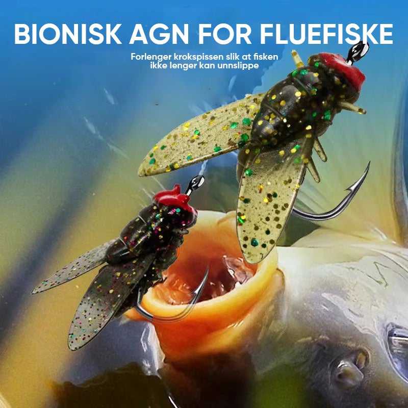 Bioniskt bete för flugfiske