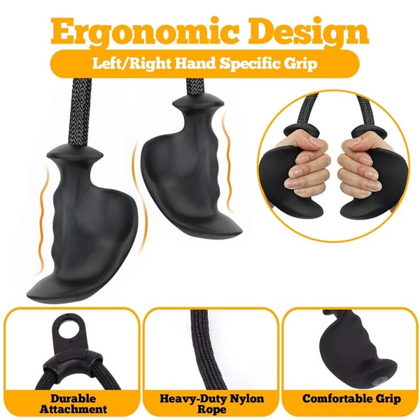 Triceps Rope with Ergonomic Handles for Enhanced Workouts
