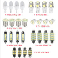 Car LED Light Combo Kit