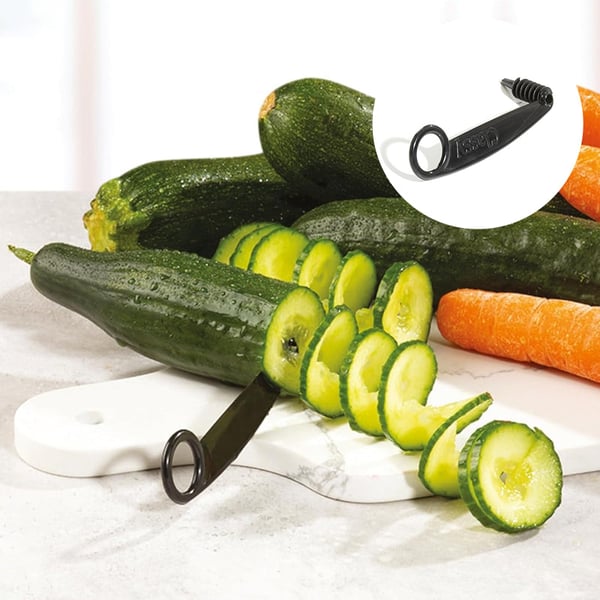 Spiral and V Tool Duo for Decorating Vegetables and Fruits