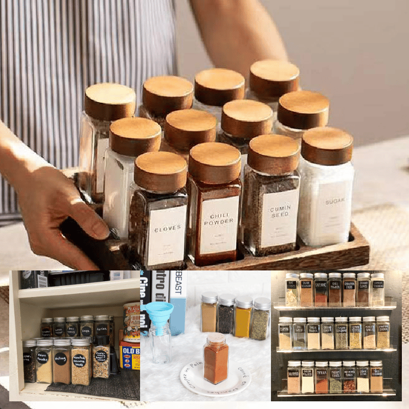Quadratisches Gewürzdosen-Set
