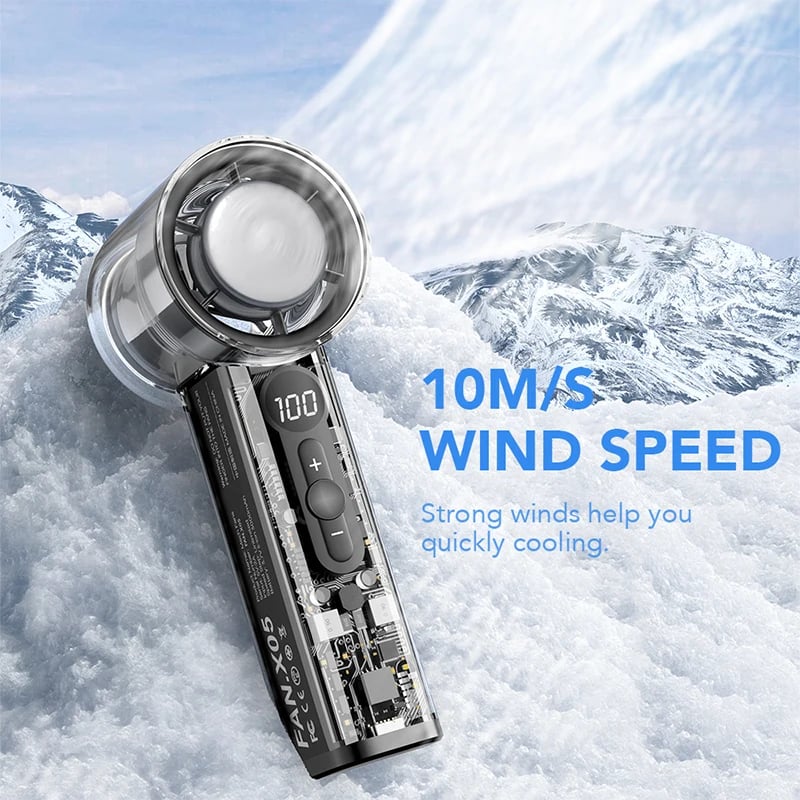 Transparent Mecha USB Turbo Fan with Semiconductor Cooling