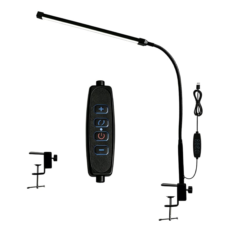 Clip-on desk lamp