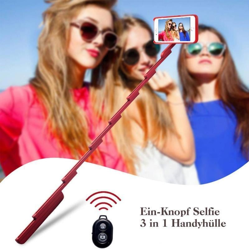 Bluetooth Selfie Stick Handy Hülle für iPhone