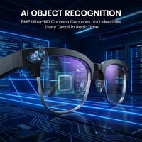 Sakerplus® AI Camera Glasses with Real-Time Translation