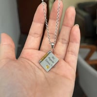 English/Spanish - My Little Star Book Necklace for Daughter
