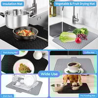 Large Size Silicone Dish Drying Mat