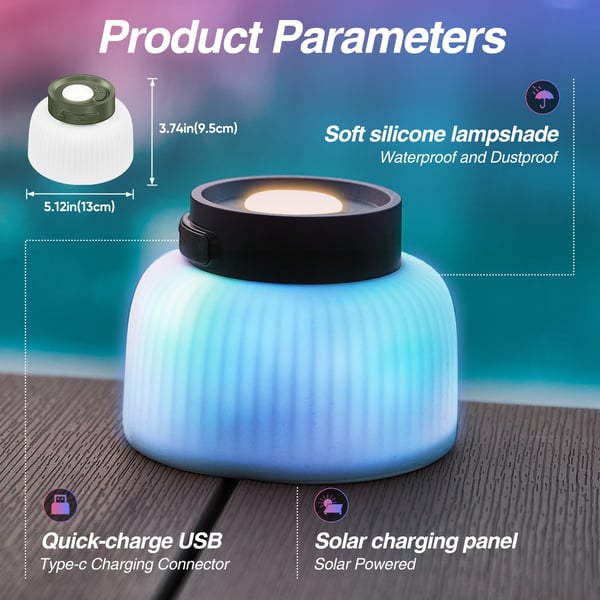 Multicolored Camping Light String