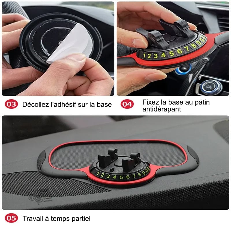 🚗Support de téléphone automatique de tapis antidérapant de voiture multifonction🚗
