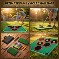 Kexon™ Golf Target Practice Game Mat with Stand