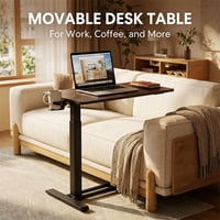 Kexon™ Hidden Casters Adjustable Bedside Table