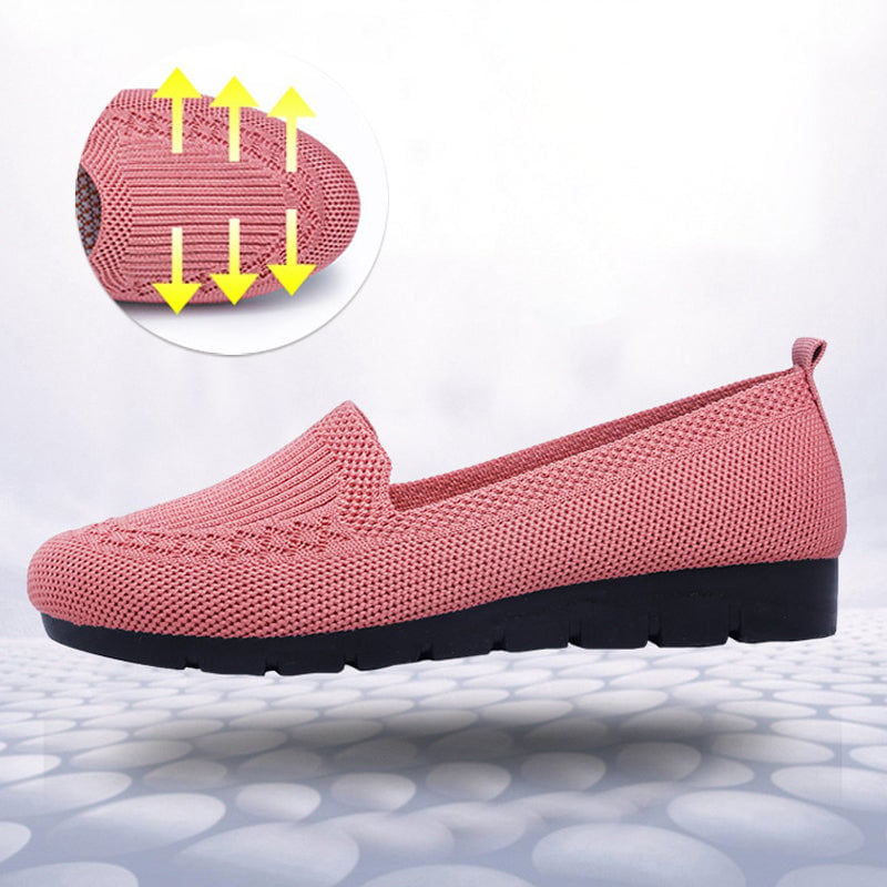 Women’s Mesh Breathable Slip on Flat Shoes