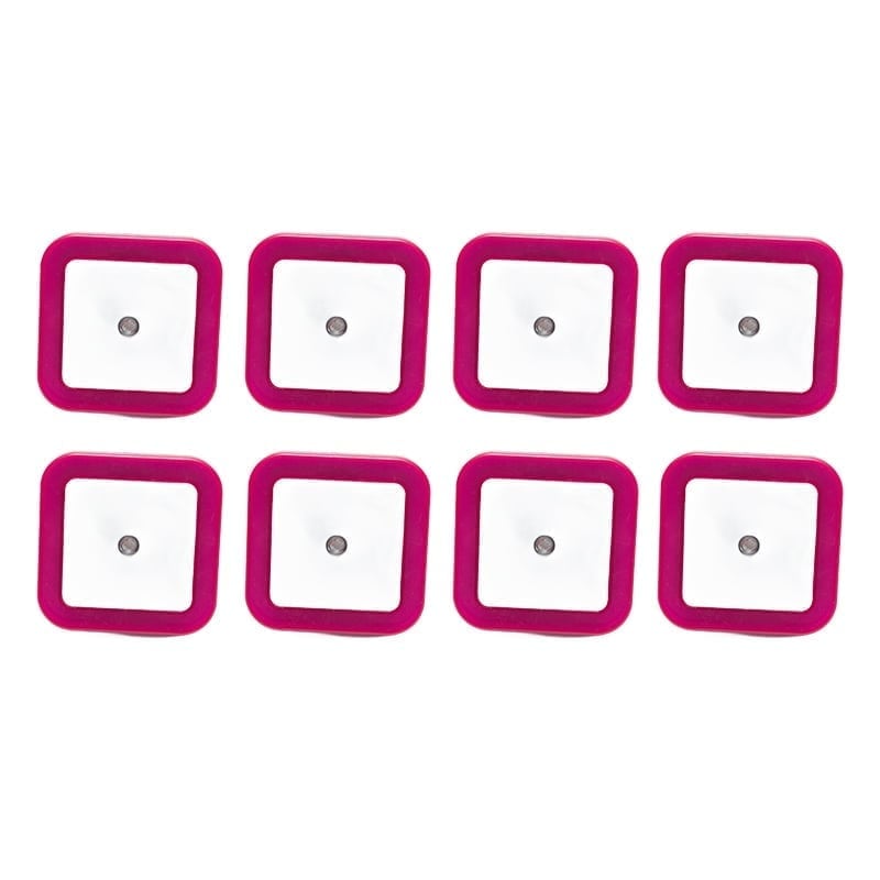 Square Light-Controlled Night Light