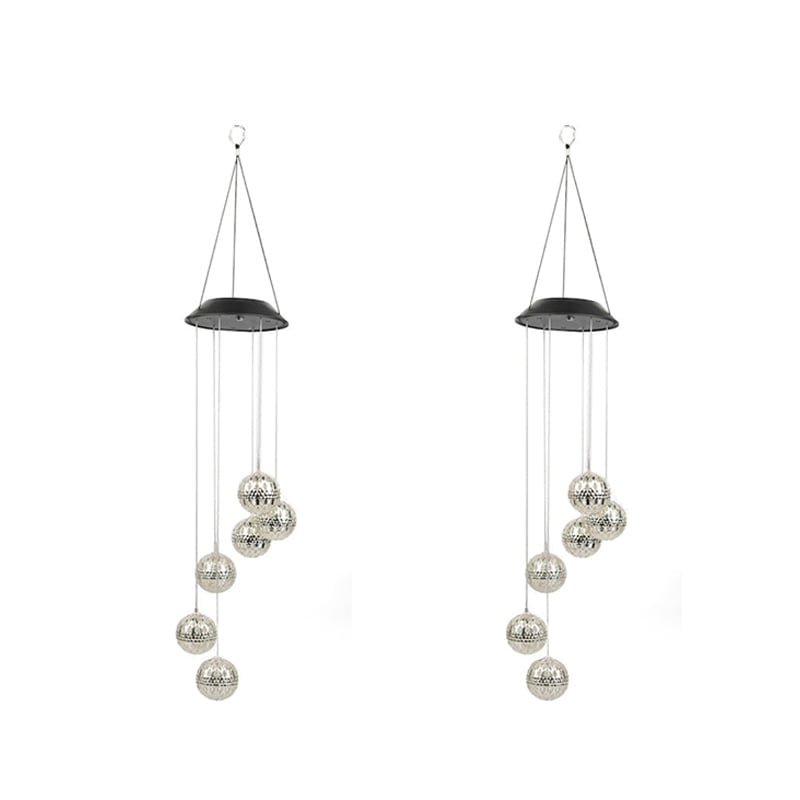 Solar Wind Chime Outdoor Light