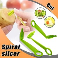 Multi-Functional Hand-Crank Cucumber Spiral Slicer