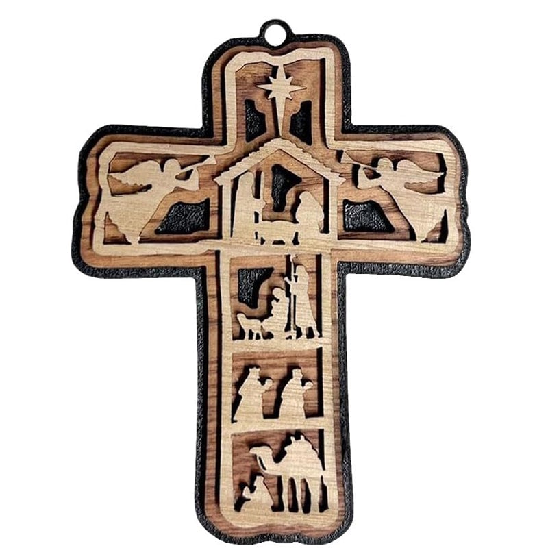 Weihnachtsornament Kreuz