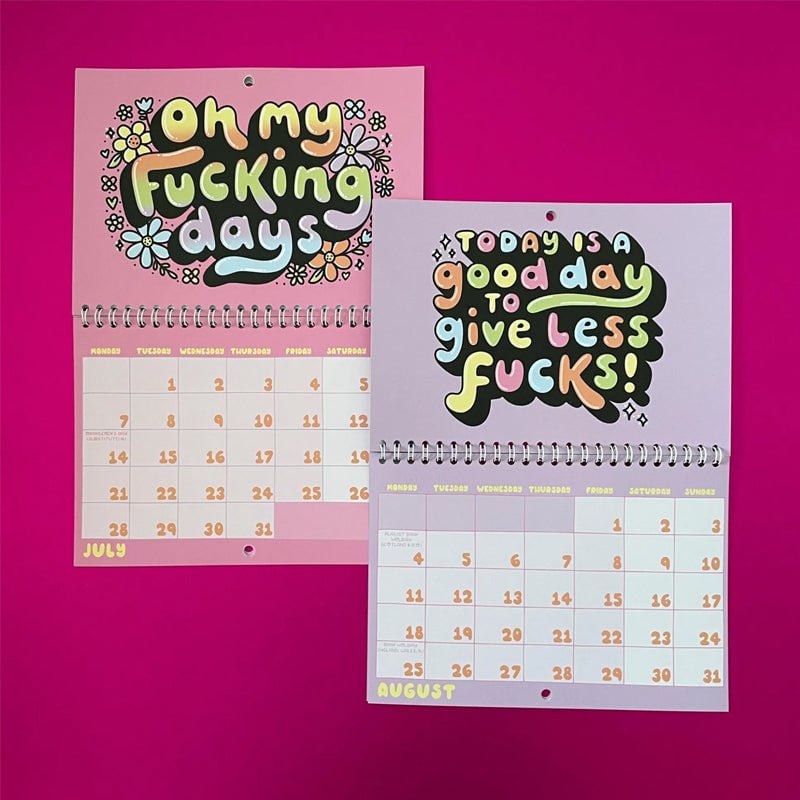 2025 Fuck Calendar