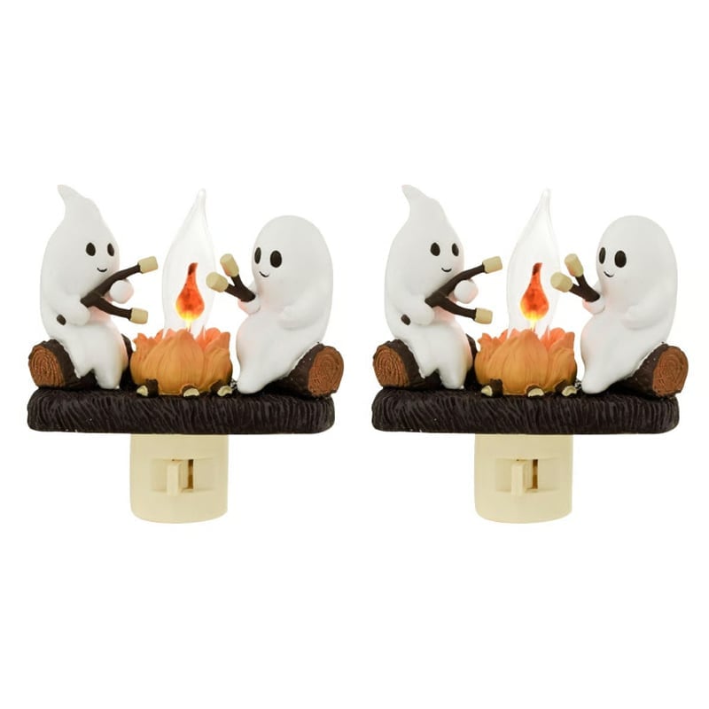 Ghost Bonfire Flashing Night Light
