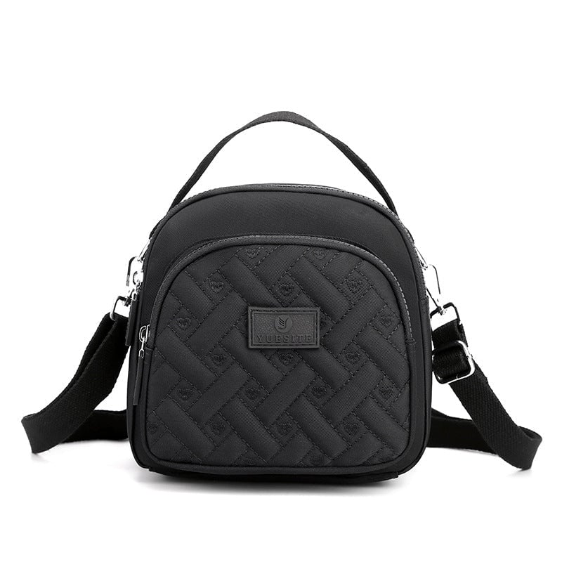 Funktioneller, leichter Nylon-Umhängetasche Mini-Rucksack für Damen