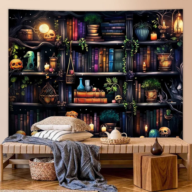 Skelet horror Halloween tapijt