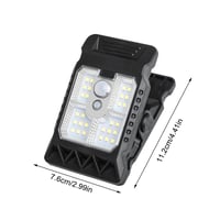 USB & Solar Powered Motion Sensor Clip Lights