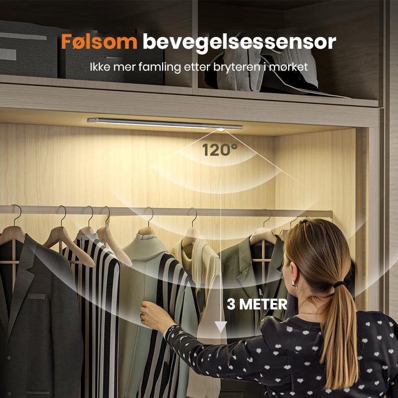 LED magnetisk induksjonslampe med 3 moduser