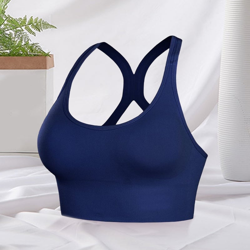Reggiseno sportivo senza fili push up