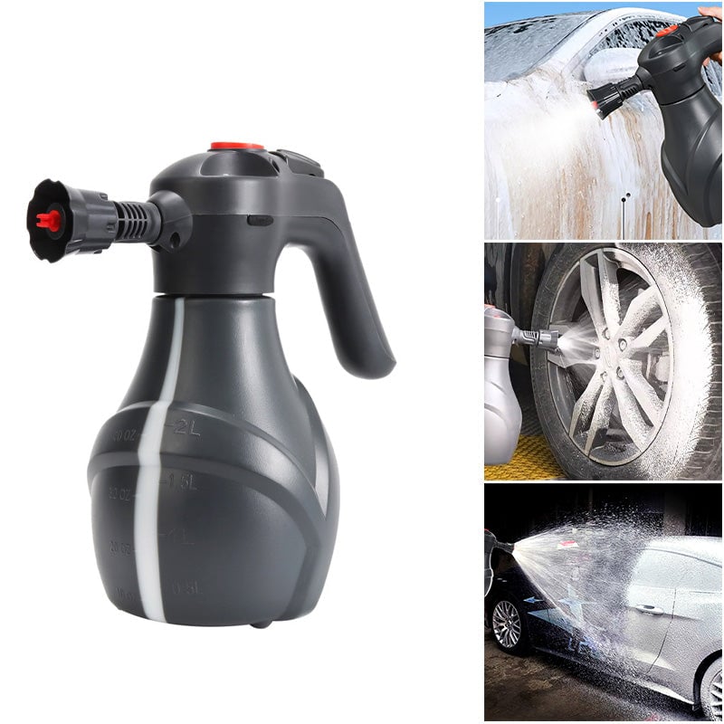 Elektrischer Schaumsprüher Autowaschanlage Wasserpistole mit Kanone
