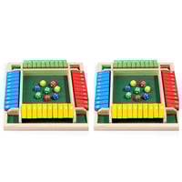 Shut The Box Game - Fun Table Math Game for Adults & Kids