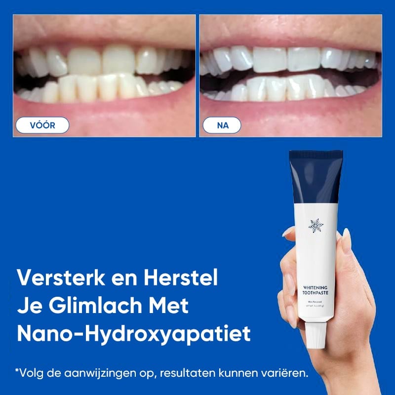 Nano Hydroxyapatiet & Kokosnoot Tanden Whitening Tandpasta