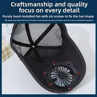 Sakerplus Solar Powered Cooling Fan Cap