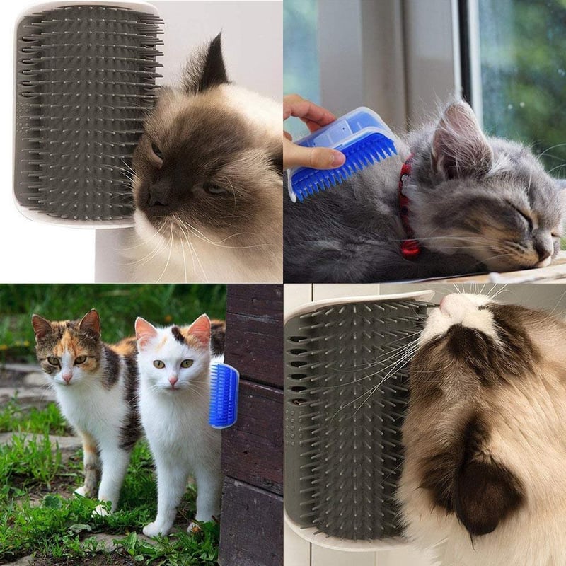 Spazzola per gatti per autopulizia Strumento massaggiatore perfetto