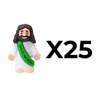 Mini Jesus Figurines With Jesus love You Slogan