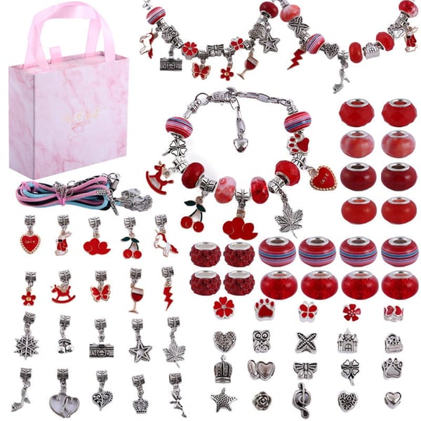 Sakerplus Girls Charm Bracelet Making Kit