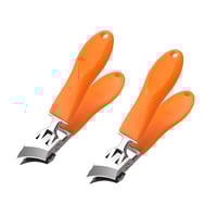 Wide Jaw Opening Anti-Splash Slanted Nail Clipper