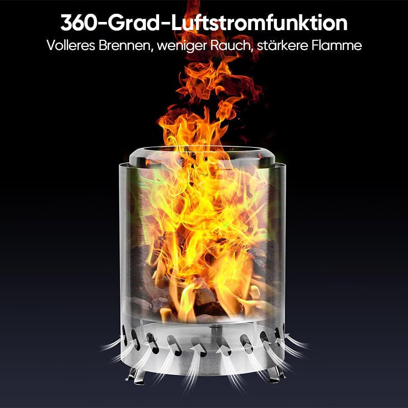 Tragbare rauchfreie Tischfeuerstelle