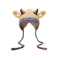 Cute Christmas Antler Beanie Hat