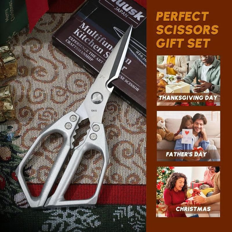 ✨ Kitchen Scissors All Purpose - Stainless Steel Kitchen Shears
