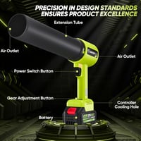 Sakerplus Portable Dust Cleaner with Brushless Motor